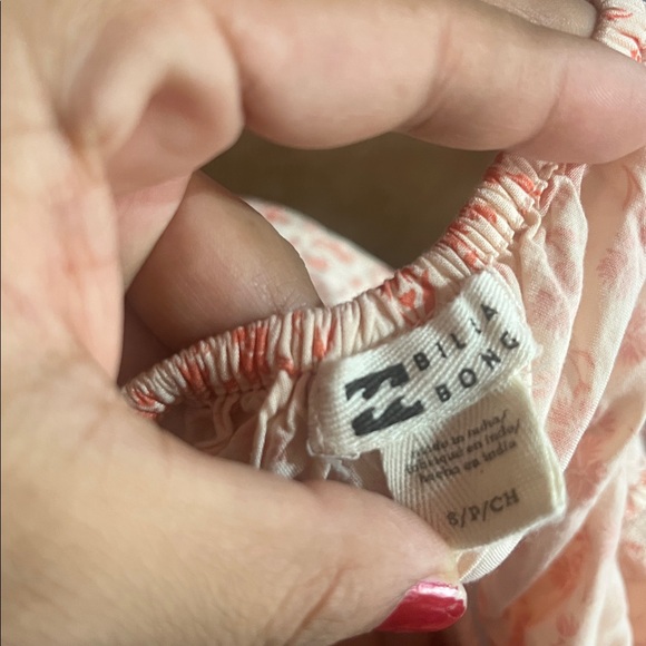 Billabong Sunrise Floral Sweetheart Mini dress size S - Picture 2 of 2